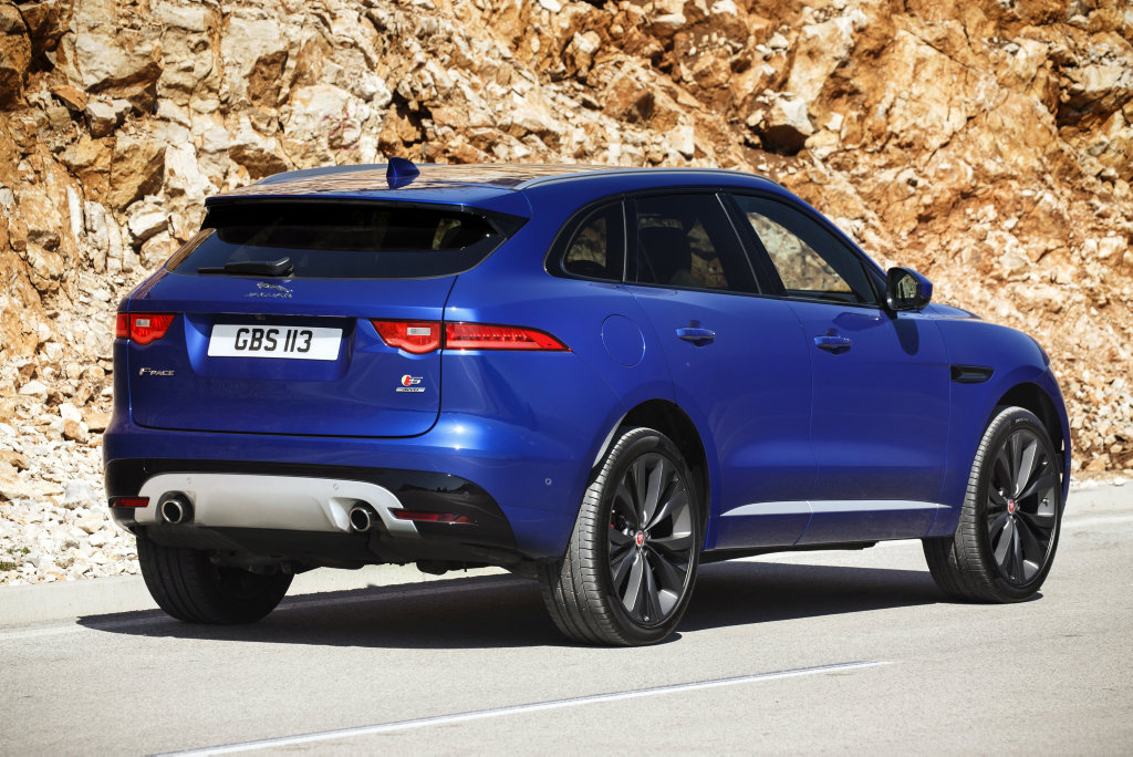 The Jaguar F-Pace in First Edition specification. The Jaguar F-Pace in First Edition specification.